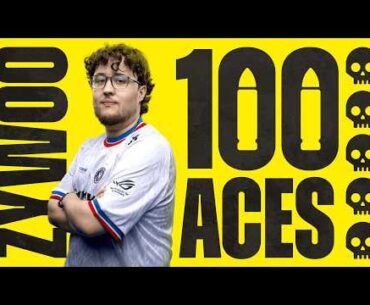 Compilation of all 100 of ZywOo's aces