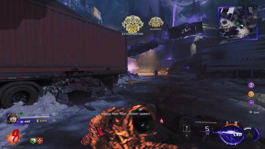 Nice little coincidence. Happy New Years! 🧟‍♂️🟪