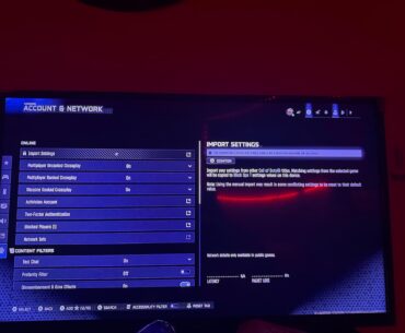 Why does my setting keep resetting