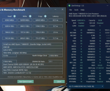 Peer review - 9800X3D 2x16 Hynix A Die 6200@CL28