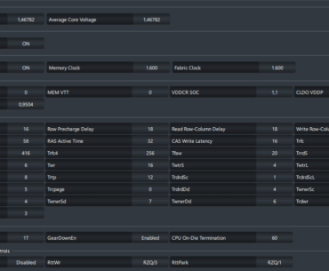 I changed my RAM timings