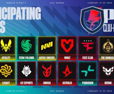 The teams attending PGL Cluj-Napoca 2026