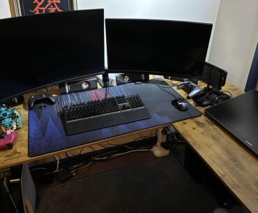 L-Shaped Desk Setup Advice