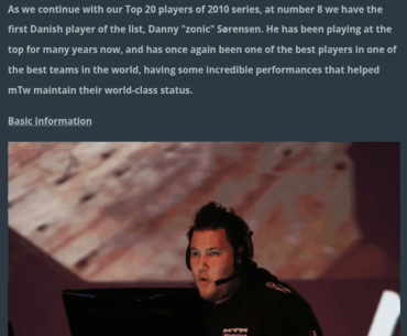 Fattest player in every HLTV top 20