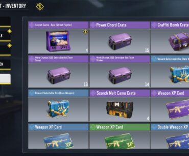 the secret caches from one of the events (not sure which one) still give the scorch melt camo crates