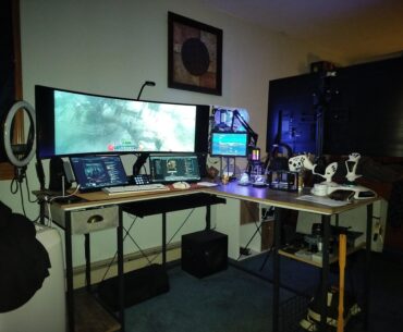 Added Samsung tablet with arm to the setup.
