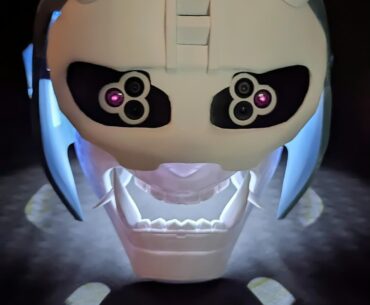 My Cyber Oni mixed reality helmet designed around the Meta Quest 3s