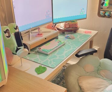 Animal crossing themed battle station 🏝️