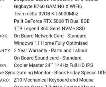 Specs any good