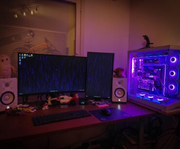 My gaming setup/home office corner