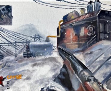[Bo] I made an oil painting of Summit