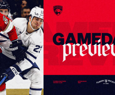 PREVIEW: Panthers open six-game trip with division game vs. Maple Leafs