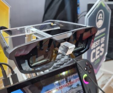 The Asus Micro-OLED AR gaming glasses might be the weirdest thing I've ever tested at CES, and that's saying something