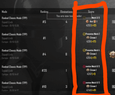 Aah yes promotion matches!