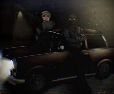 Bell and Adler in east Berlin