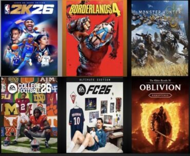 Top 10 best selling games in the US in 2025