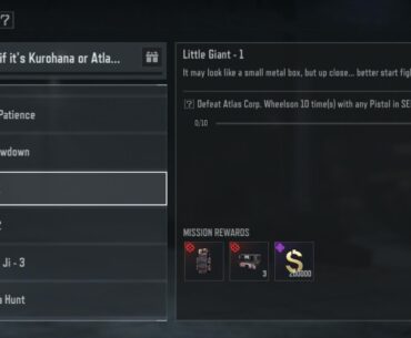 Whoever made these missions I just wanna talk