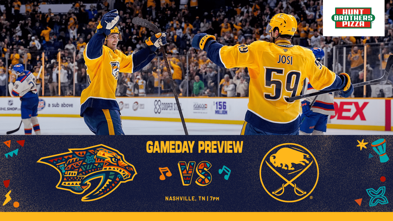 GAME DAY: Sabres vs. Preds, January 20 GAME DAY: Sabres vs. Preds, January 20