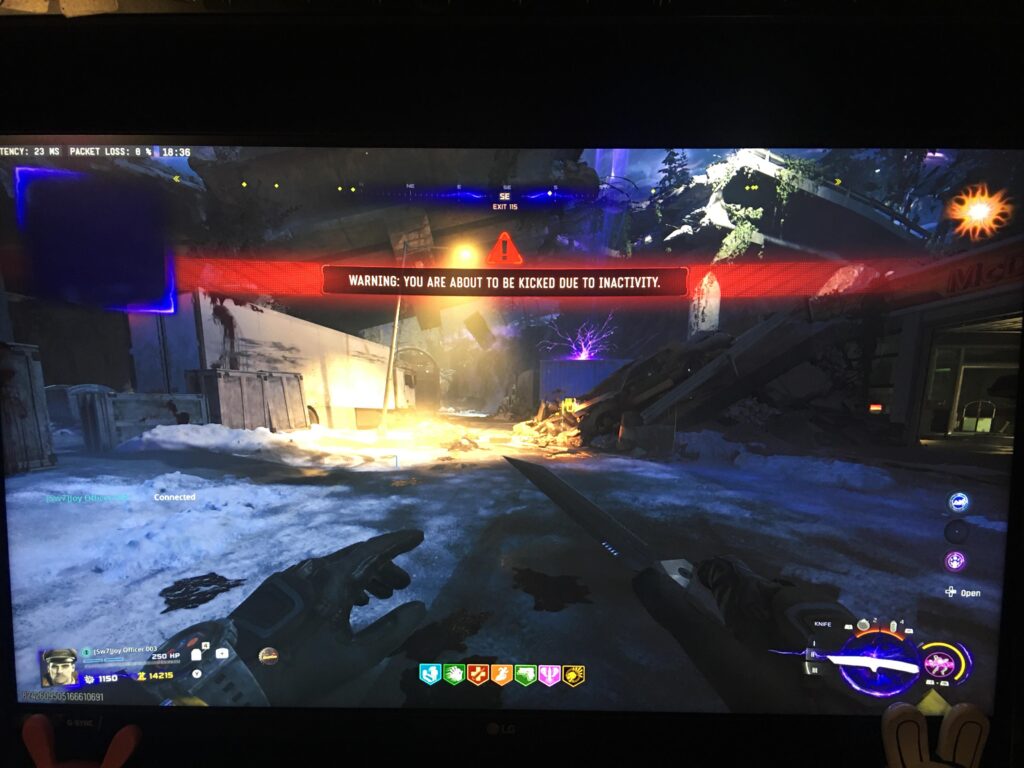 Every pause bringing up this warning while playing solo