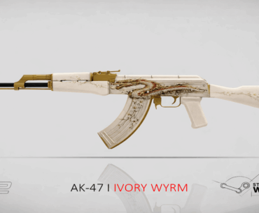 AK-47 | Ivory Wyrm