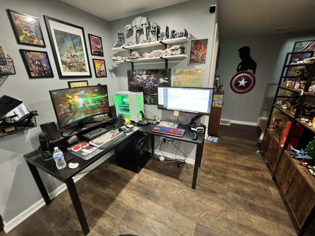 Desk currently in a corner spot, looking for better desk to fit into this space.