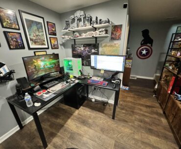 Desk currently in a corner spot, looking for better desk to fit into this space.