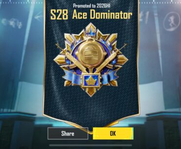 FINALLY! PROMOTED TO ACE DOMINATOR 💪🥹