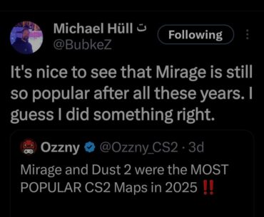 The creator of Mirage " It's nice to see that mirage is so popular after all these years"