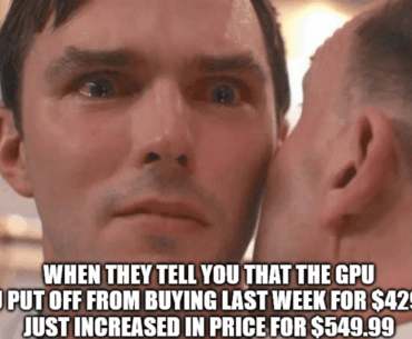 Here comes the pain!
