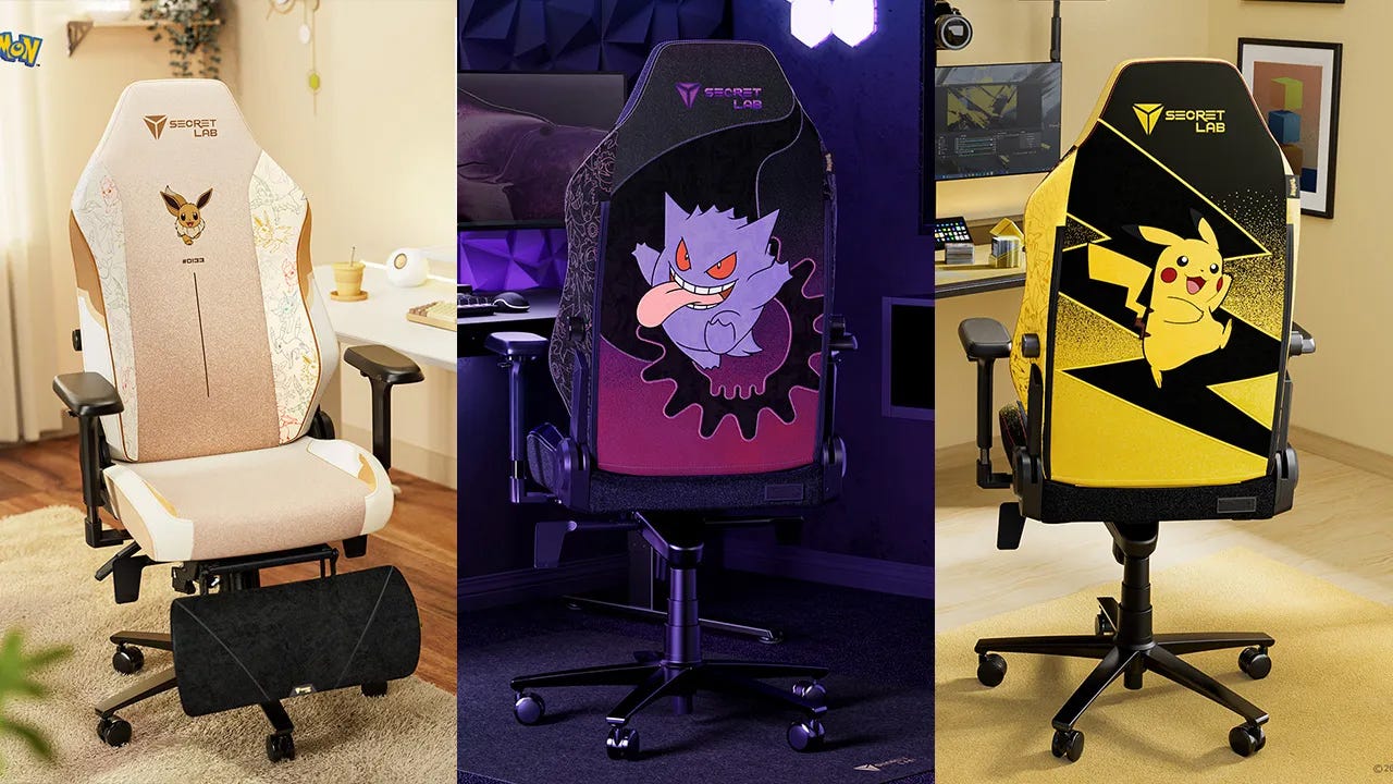 Secretlab’s Pokemon Themed Titan Evo Gaming Chairs Are up for Preorder, But They’re Selling Out Fast Secretlab's Pokemon Themed Titan Evo Gaming Chairs Are up for Preorder, But They're Selling Out Fast