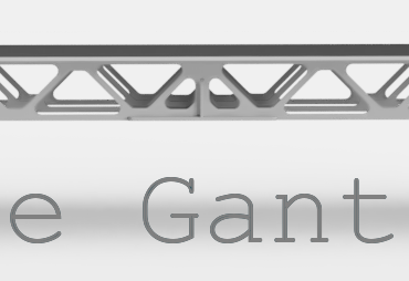 I designed a "Bridge for a Desk" to hold my PC and Monitor. 1200mm Steel Gantry.