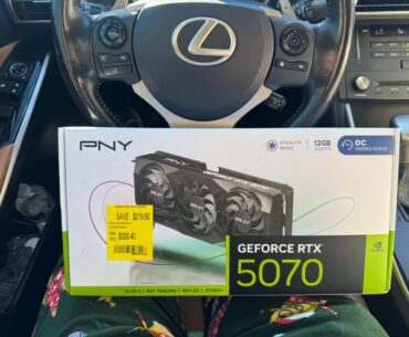 Found this 5070 at a random walmart!
