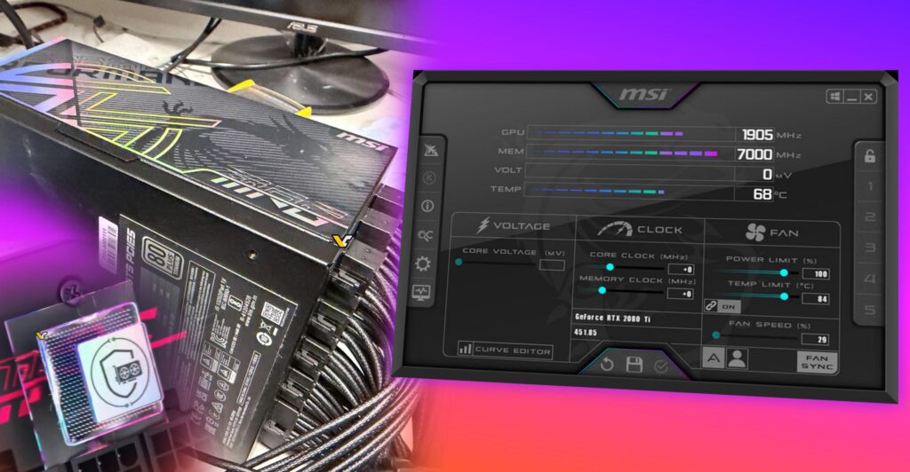 MSI Afterburner to be updated to MSI's new PSU GPU power protection feature