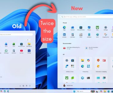 It’s not just you: Windows 11’s new Start menu really is huge