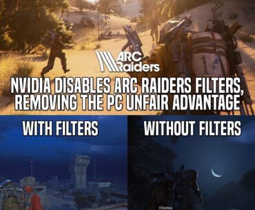 Nvidia disables filters in arc raiders