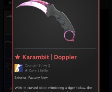 Got this in a tradeup on New Year’s Eve