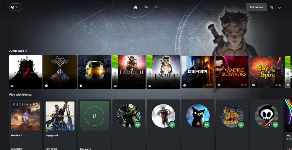 Xbox Cloud Gaming gets a cleaner console style web UI Xbox Cloud Gaming gets a cleaner console style web UI