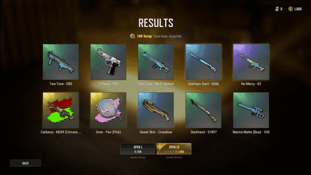 First opening with 50% off but can't use any of them because they are both Chroma lol