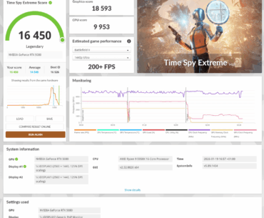 Finally hit a legendary score with my RTX 5080