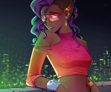 Exploring Cyberpunk character design, by me.