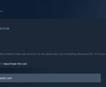 Steam is just straight-up a good company. My purchase failed and yet they saved the winter sale discounts for me for 72 hour after it ended!