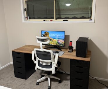 Just moved house! How do I stop my desk looking out of place?