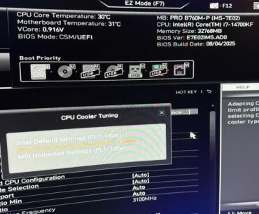 CPU Cooler Tuning