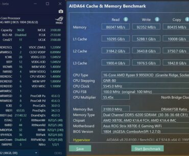 9950X3D - 96GB Corsair Hynix M-Die - Tuned & Stable