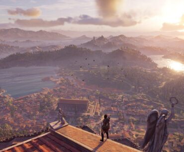 The sense of scale in AC Odyssey still blows my mind.