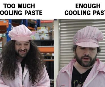 When you tighten the cooler