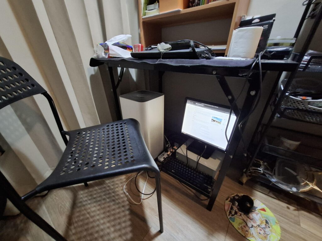 My brother's "experimental" setup