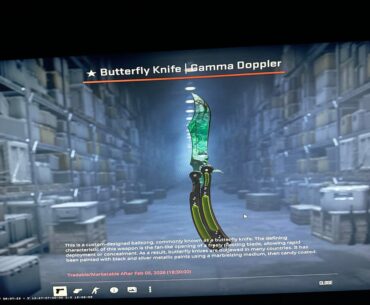 opened my first knife!!