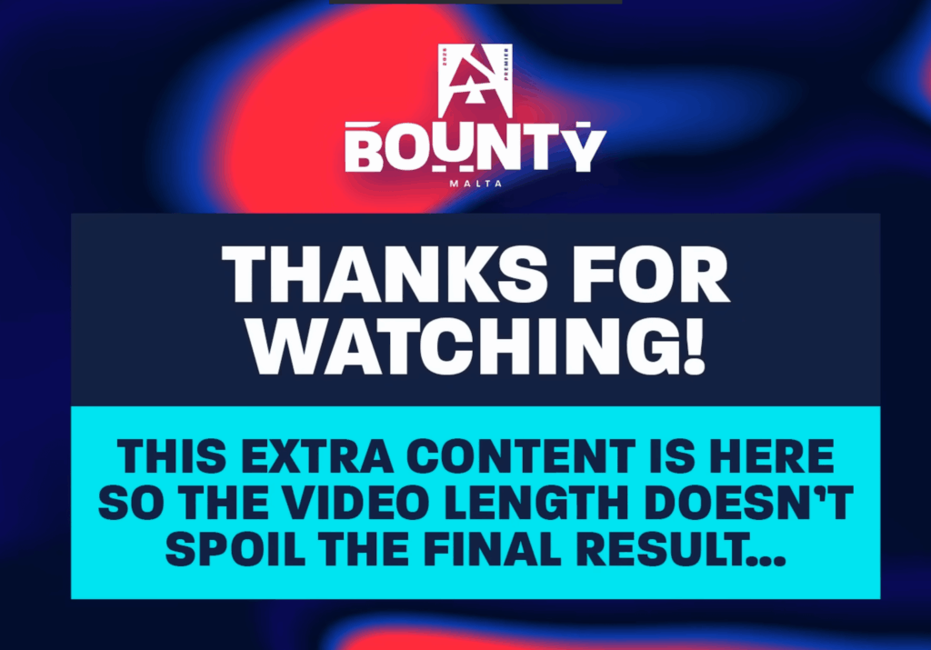 Thank you Bounty