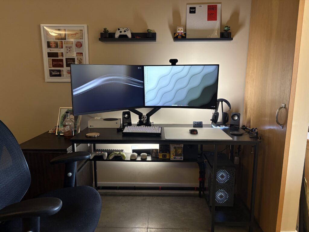 Smaller space but trying to make the most of it